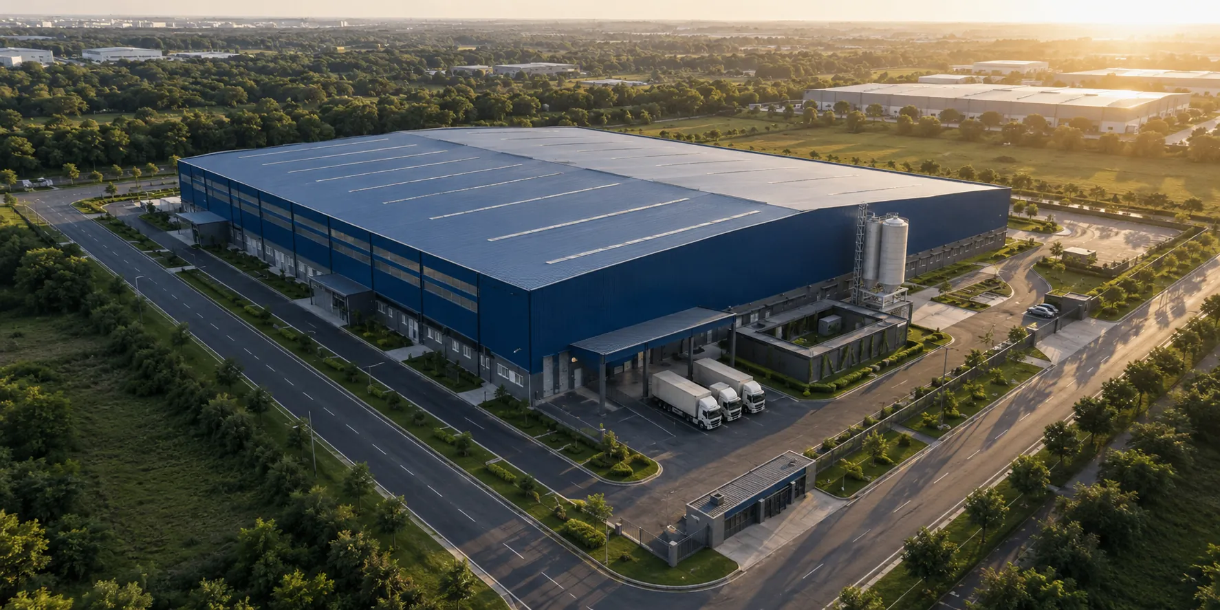 Industrial facility designed by Vishwakalpa